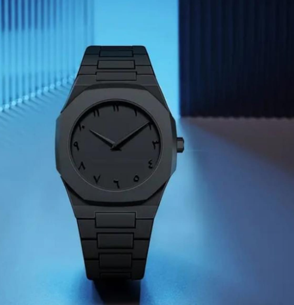 Black Aura Arabic Watch for Men